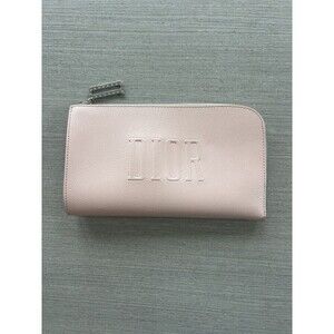 Christian Dior Novelty Makeup Cosmetic Pouch Bag Pink